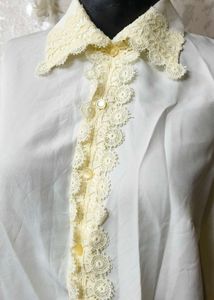 Lace Trimmed Shirt Pintrest Inspire ❤️