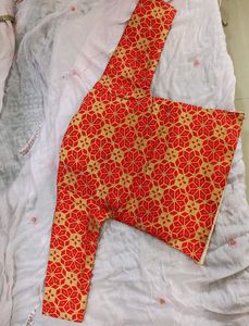 Red Golden Boy Sherwani Dhoti✨