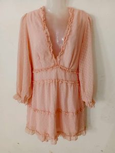 TULLE POLKA DOTS MINI DRESS