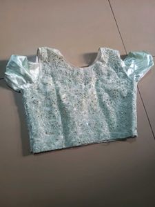 Mint Green Embroidered Lehenga