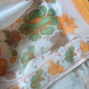 Floral Print saree