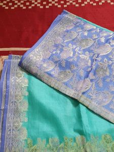 Sea Green Saree