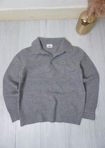 Lacoste Grey Polo Sweater
