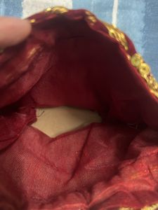 Red Wedding Batwa | Party Clutch