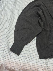 Elegant Gray Cardigan