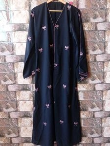 Z Black Stone Work Abaya Xl Size Unused