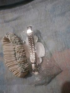 Seashell Hair Clip &amp; Bracelet Set