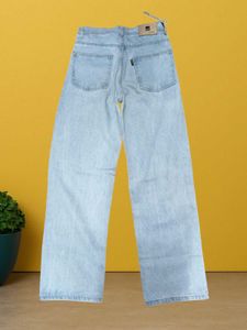 Light Wash Wide Leg Jeans Waist 30 Size For Girls