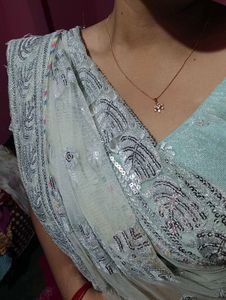 Elegant Net Saree Set