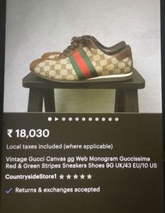 Classic Gucci GG Web Sneakers. Monogram 2005
