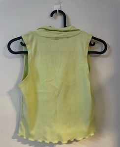 Green Sleeveless Top