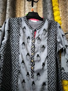 Women's Handloom Buddha Printed Kurti 🥰