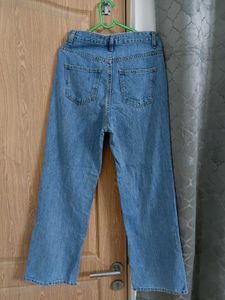 Wide Leg Denim Jeans