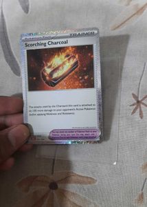 Scorching Charcoal trainer card real