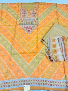 Elegant Embroidered Salwar Suit Material