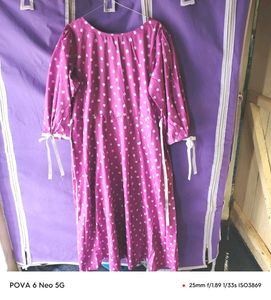 Pink Polka Dot Kurta