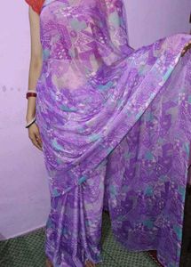 Elegant Purple Saree