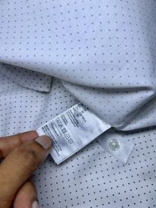 White Patterned Shirt
