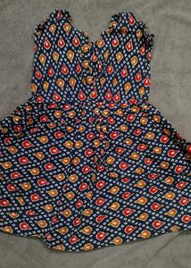 Patterned frock Dress 12-24months