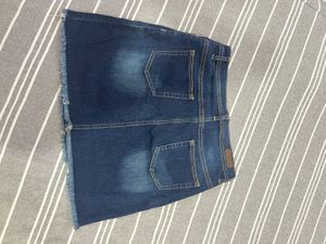 Denim Mini Skirt
