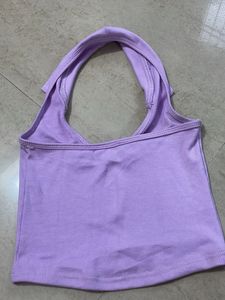 Purple Halter Top
