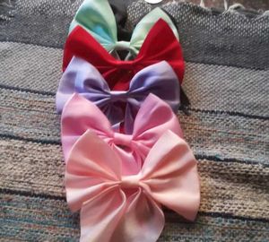 Satin Bow Hair Clips - Set of 4