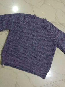 Purple Knit Sweater