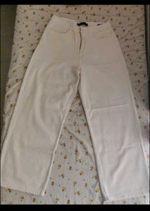 White Wide Leg Jeans