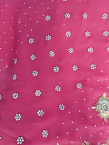This Is Saree With Heavy Work