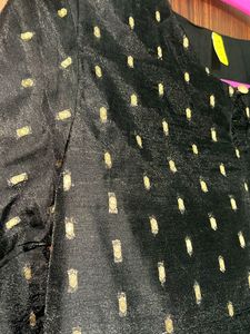 AHIKA Party Wear Elegant Black Kurta