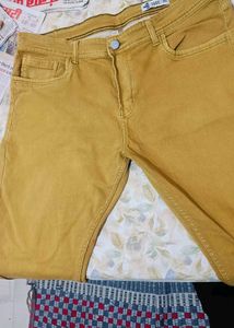 Mustard Jeans For Man 🌞