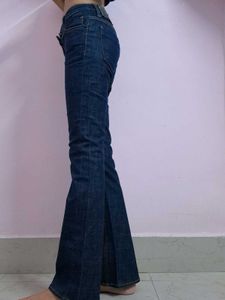 Blue Bootcut Jeans