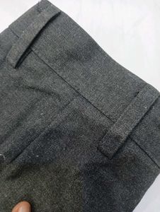 Gray Casual Pants