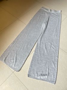 Mango imported flared Comfy Grey Sweatpants
