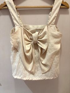Beautiful Bow Details Imported Top