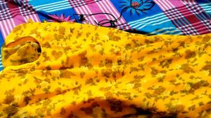 Yellow Floral Gown
