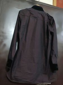 Mauve Short Kurta Shirt For Boy &amp; Men 42 Chest