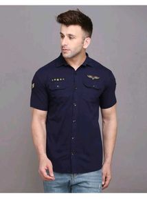 Stylish Navy Blue Shirt/Tshirt