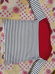 Striped Long Sleeve Top