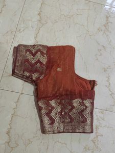 Elegant Maroon Saree