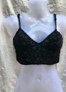 I. CUTE BLACK CORSET TOP