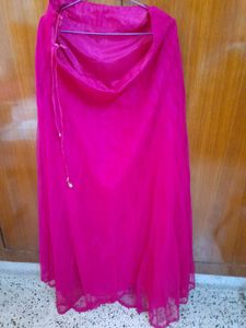 Beautiful Indo Western Gown With Skirt