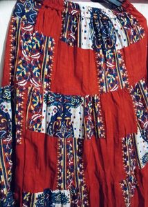 Patchwork Maxi Skirt
