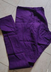 💥DIWALI OFFER💥Green &amp; Purple Embroidered Anarkal