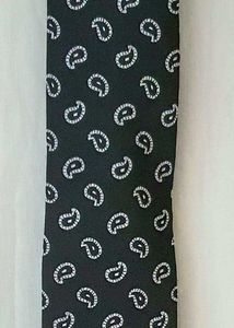 Paisley Black Tie