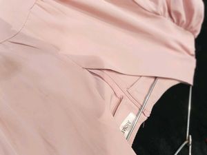 Pink Peplum Top
