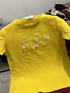Medium Size Yellow Tshirt
