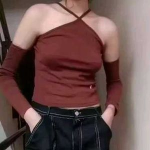 Top With Detachable Sleeves