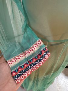 Embroidered Sheer Shrug