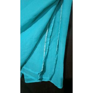 2 Dupattas: Teal &amp; Yellow Bandhani